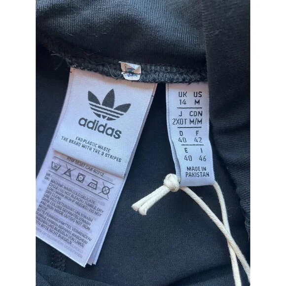 New W/Tags Adidas Sz Medium High rise Leggings Trefoil Retro Logo Cotton 50 Year - Picture 9 of 16